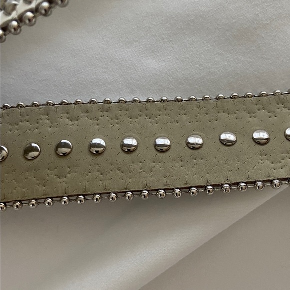 Faux Leather Rhinestone and Stud Cowgirl Belt main image 4